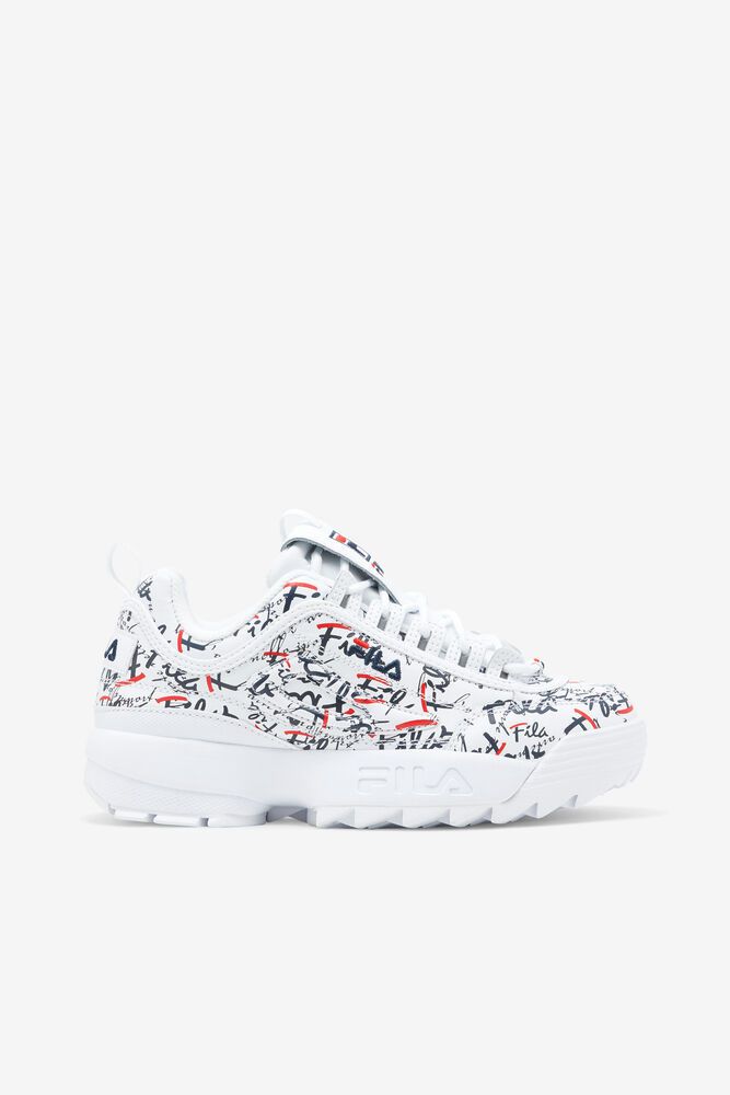 Fila Sneakers Disruptor 2 Graffiti Womens White - India XAD-294063